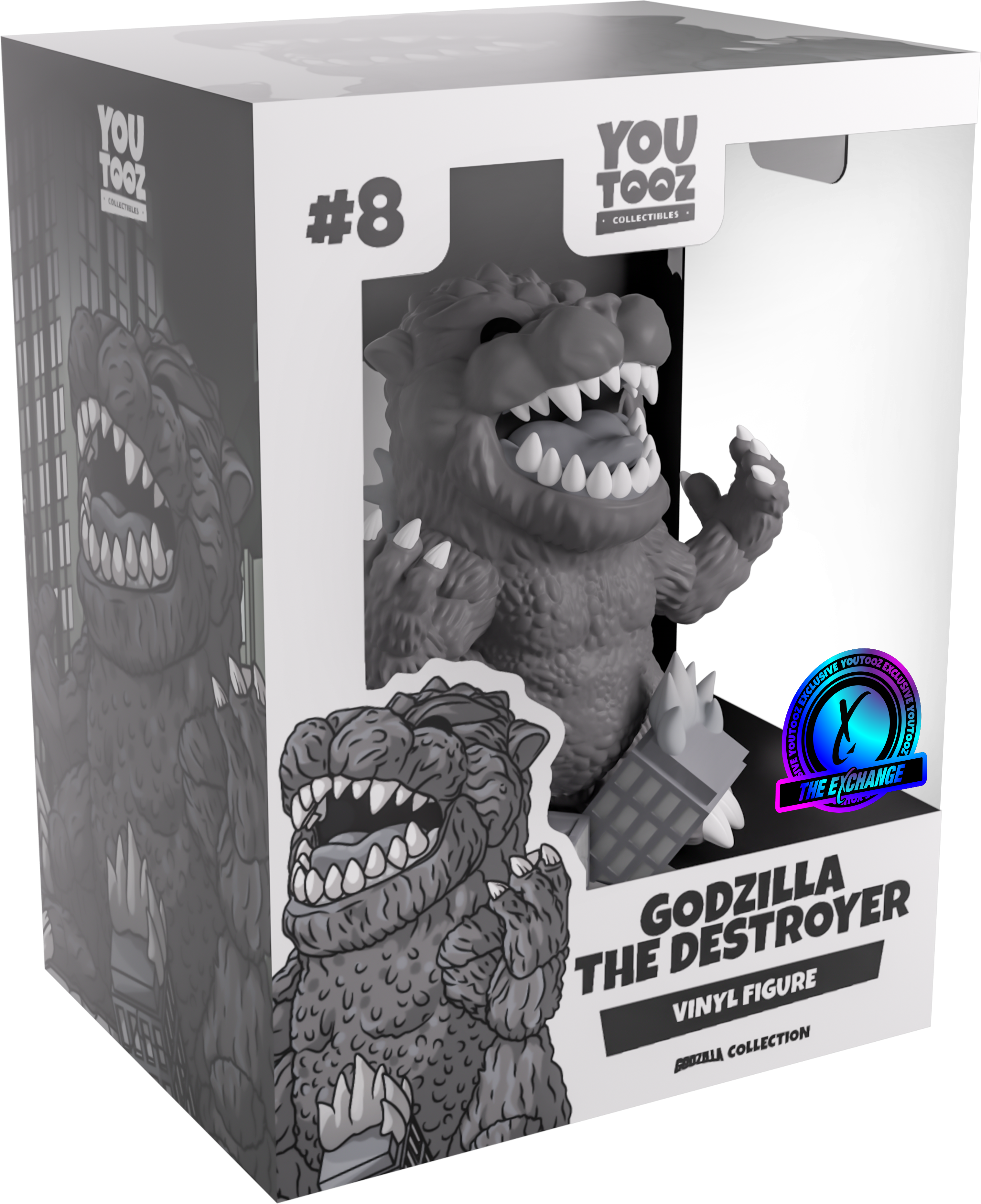 Black and White Godzilla the Destroyer