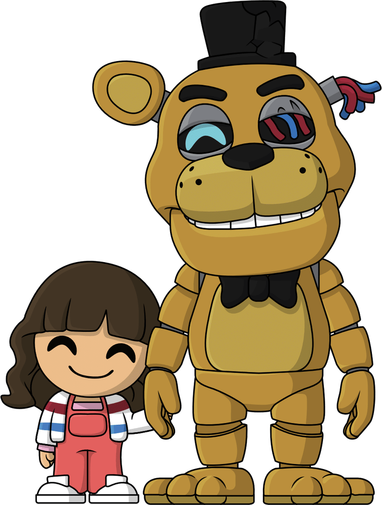 Abby & Golden Freddy