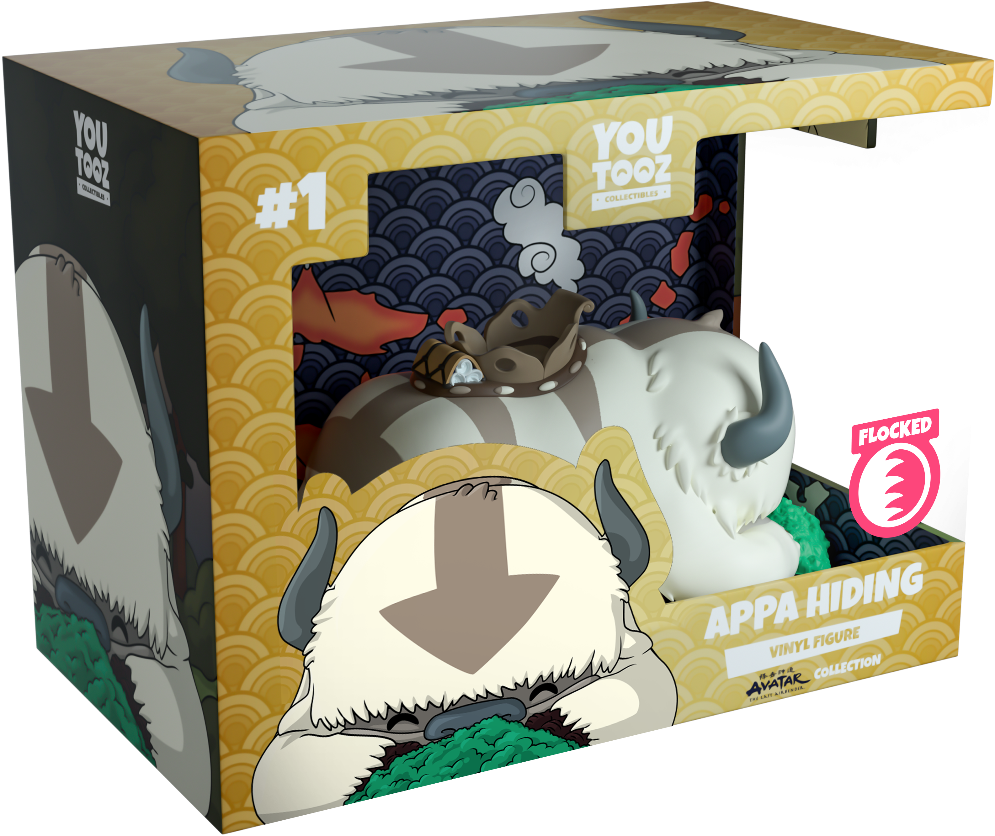 Appa Hiding Flocked